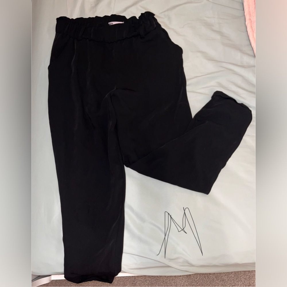 Black Relaxed Fit Pants